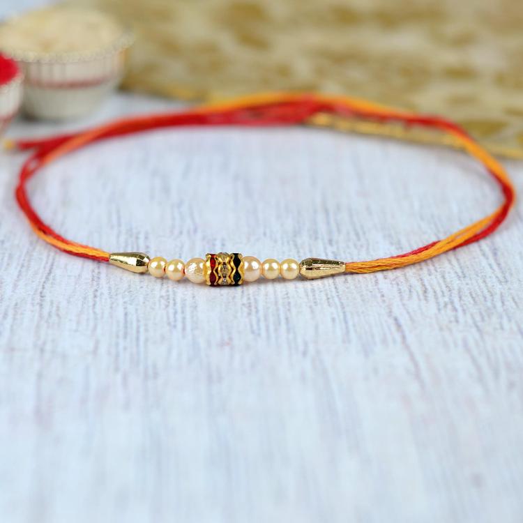 Simple Stones and Beads Mauli Rakhi 427