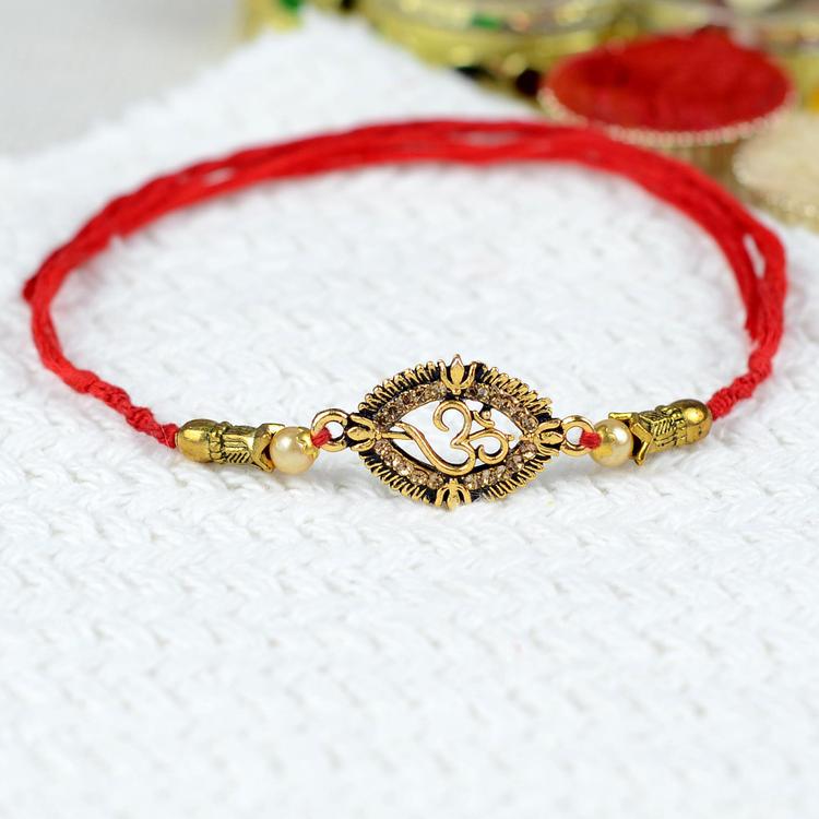 Om Eye Antique Rakhi