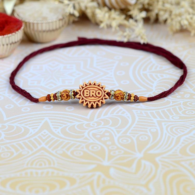 BRO Rakhi Dori Maroon
