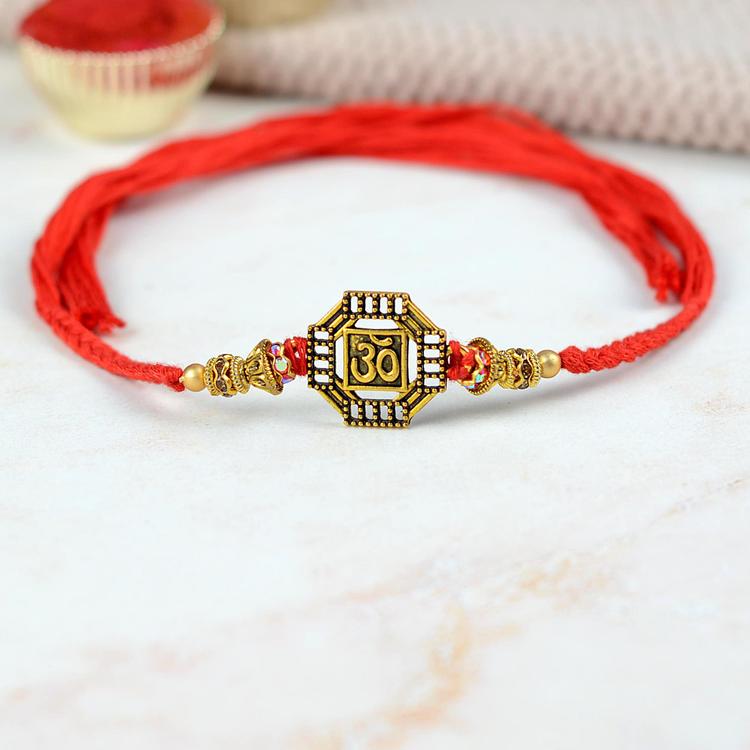 Celestial Octagonal Om Rakhi