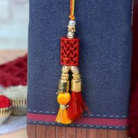Carved Red Bead Lumba