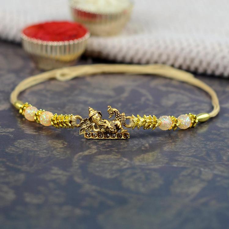 Ganesh Peacock Throne Rakhi