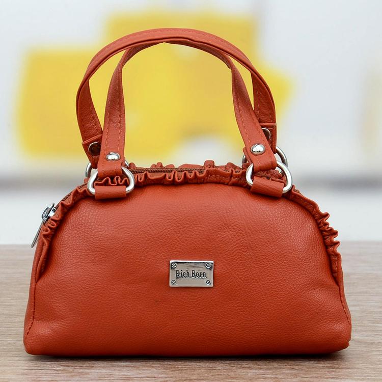 Orange Designer Clutch