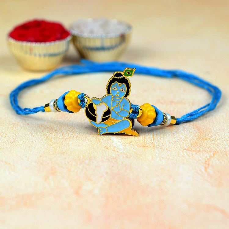 Metal Makhan Chor Kids Rakhi