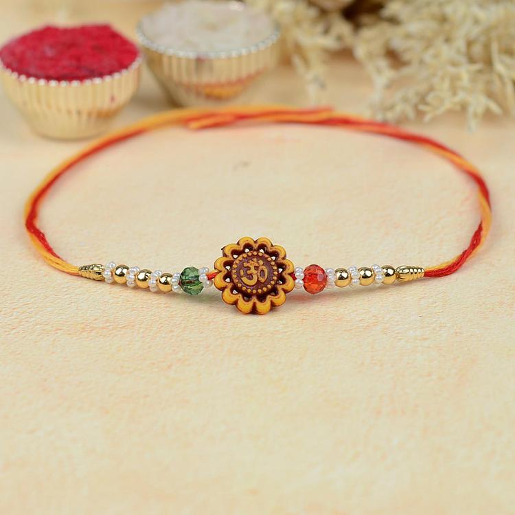 Floral Om 399 Rakhi Mauli Dori
