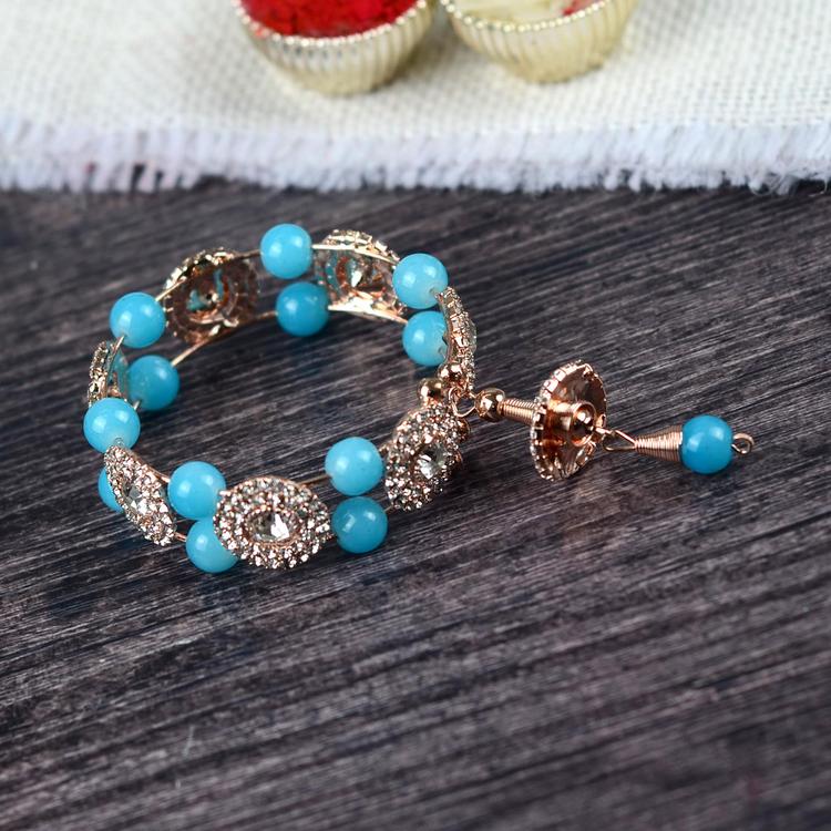 Glamorous Blue Beads Bracelet Lumba