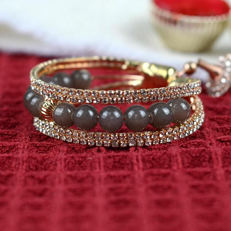 Gorgeous Brown Beads Bracelet Lumba
