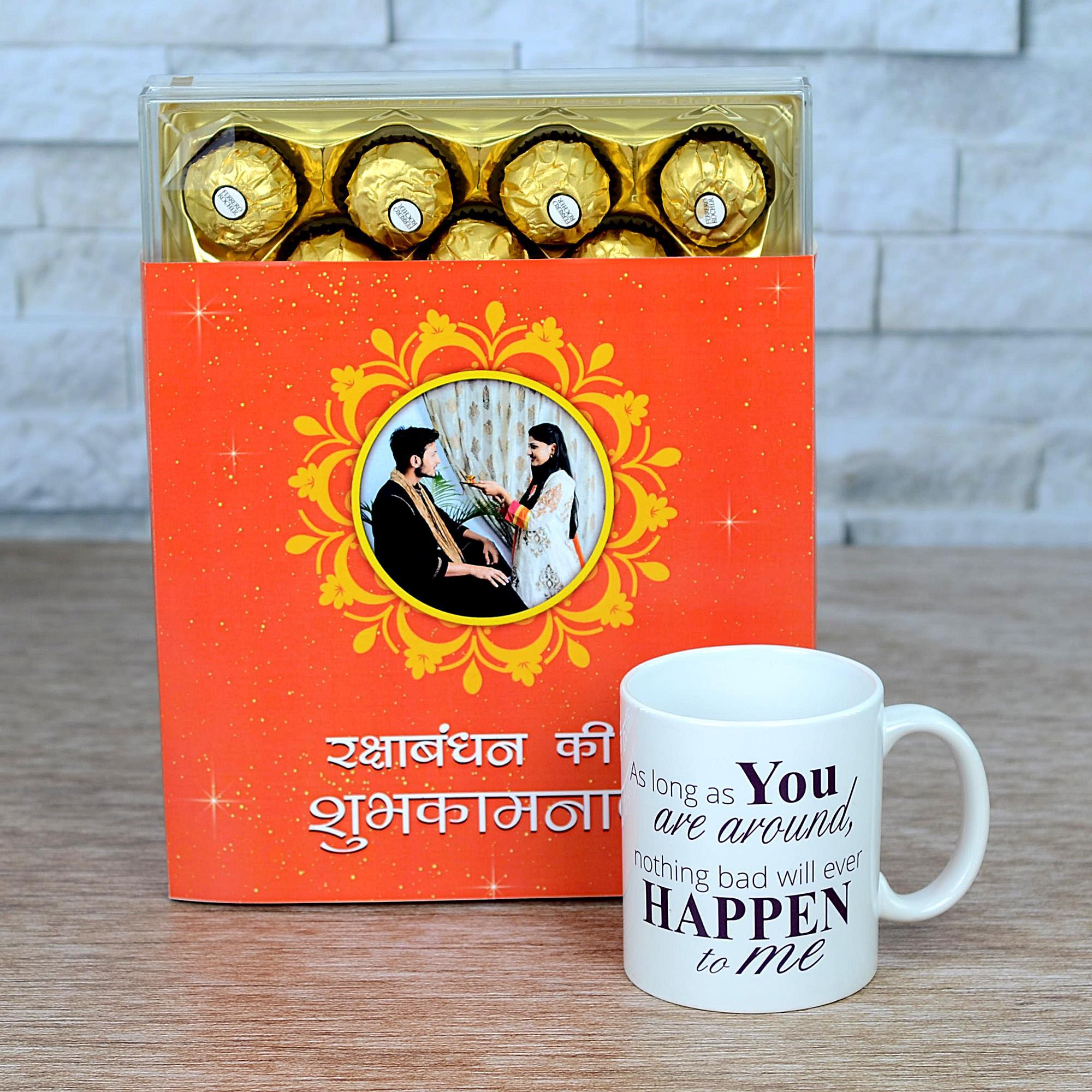 Ferrero Rocher Box With Brother Coffee Mug