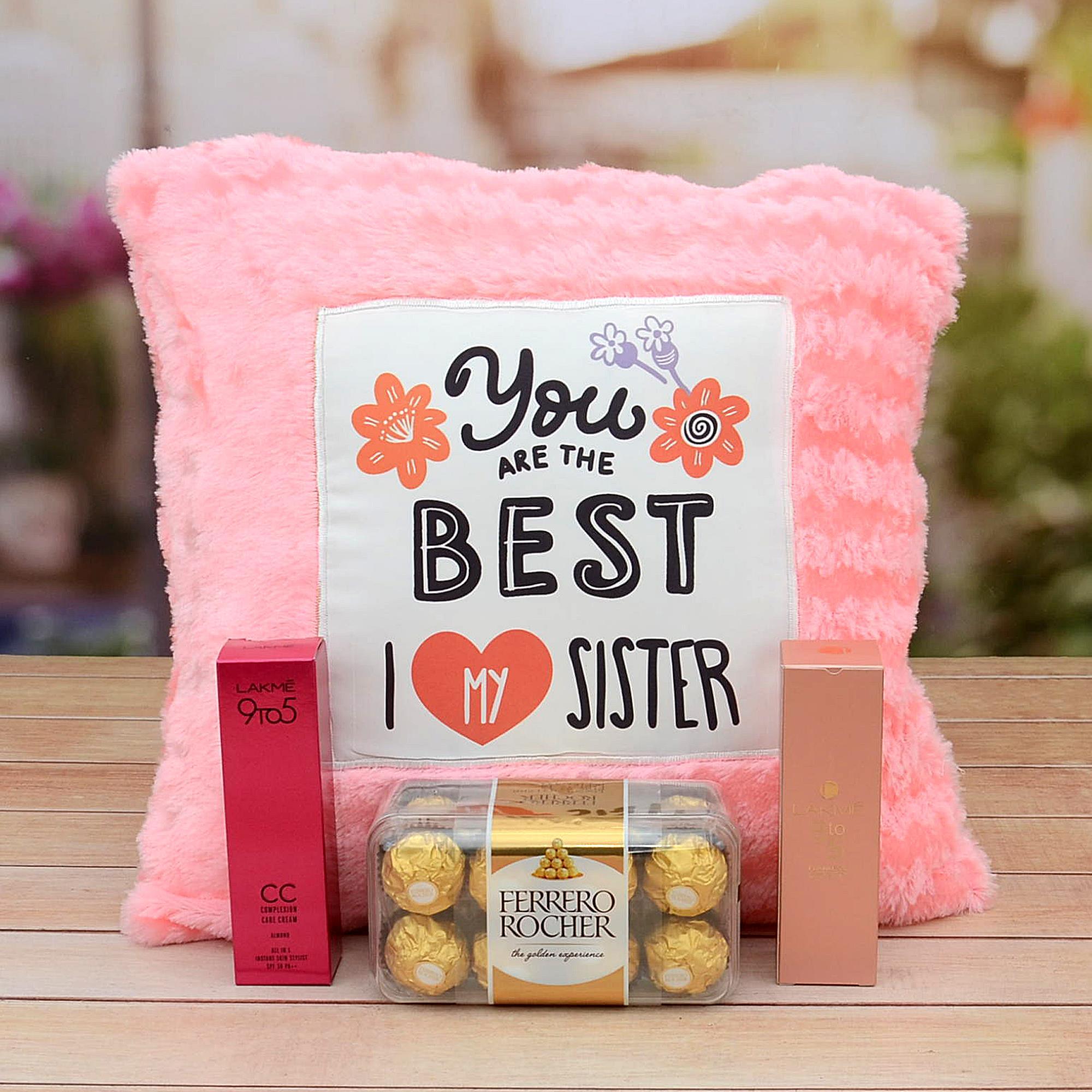 Best Sister Lakme Gift Hamper | Rakhi