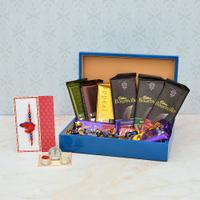 Rich Bournville Temptation Rakhi & Box