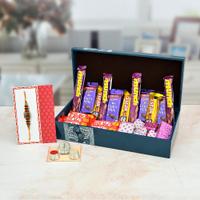 Handmade Chocolate Gift Box & Rakhi
