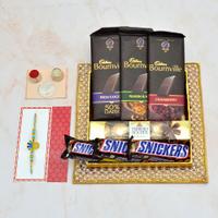 Bournville Gift Set Hamper Thali for Rakhi