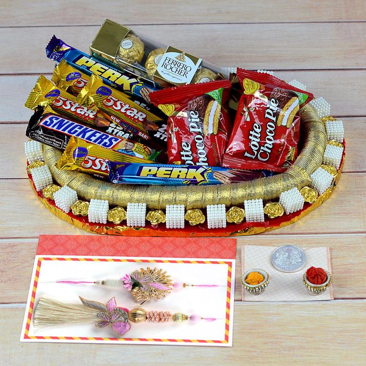 Special Rakhi hamper thali for Brother