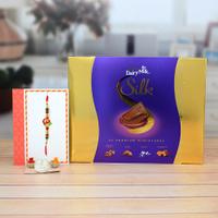 Amusing Cadbury Silk Box for Rakhi