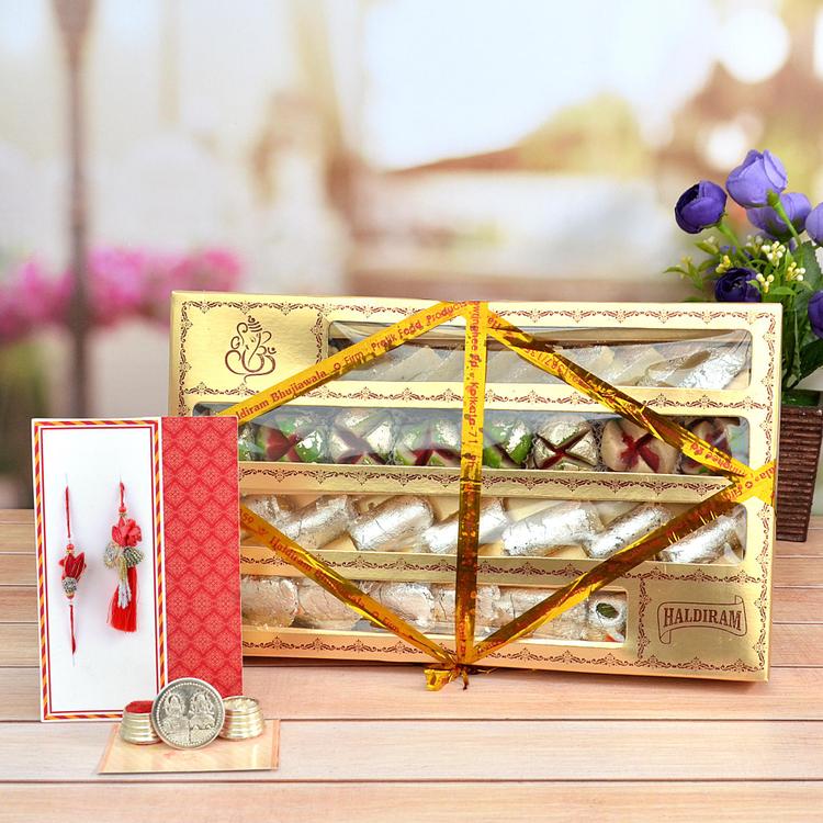 Delightful Sweets Rakhi Combo