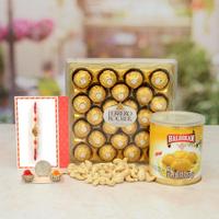 Ferrero Rocher 24 pieces All In One Rakhi Hamper