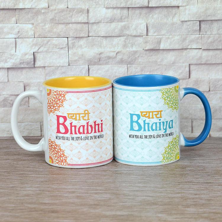 Bhaiya Bhabi Personalized Mug