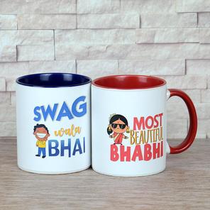 Classic Bhaiya & Bhabi Personalized Mugs Classic Bhaiya & Bhabi Personalized Mugs