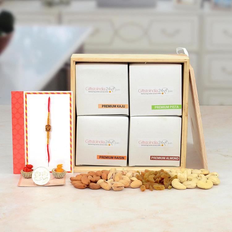 Premium Dry Fruits Hamper for Rakhi