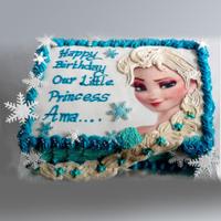 Frozen - Queen Elsa Chocolate Cake - 3 Kg.