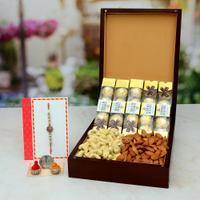Chocolates With Dry Fruits Rakhi Box