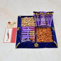 Almond Pista With Dairy Milk Silk Collection for Rakhi