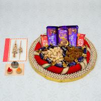 Chocolates, Toffees & Dry Fruits Thali