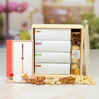 Exclusive Rakhi Dryfruits Box With Ferrero Rocher