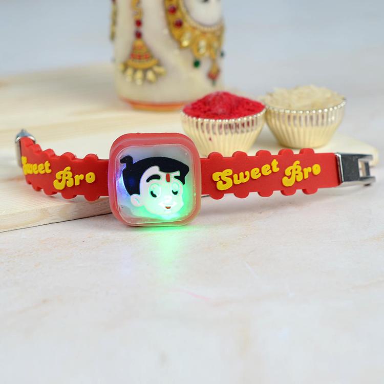 Chhota Bheem LED Light Kids Bracelet Rakhi