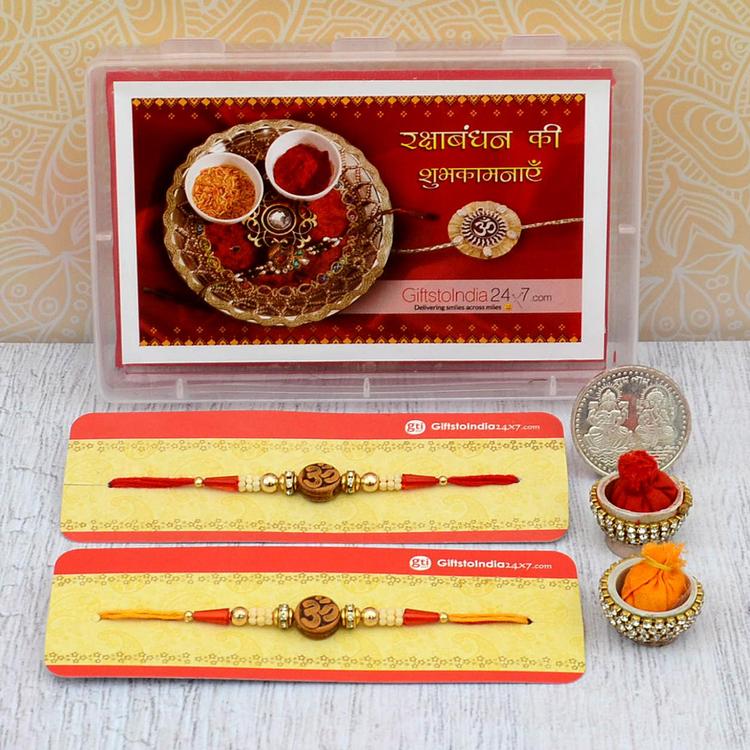 Button Om 276 Rakhi Set