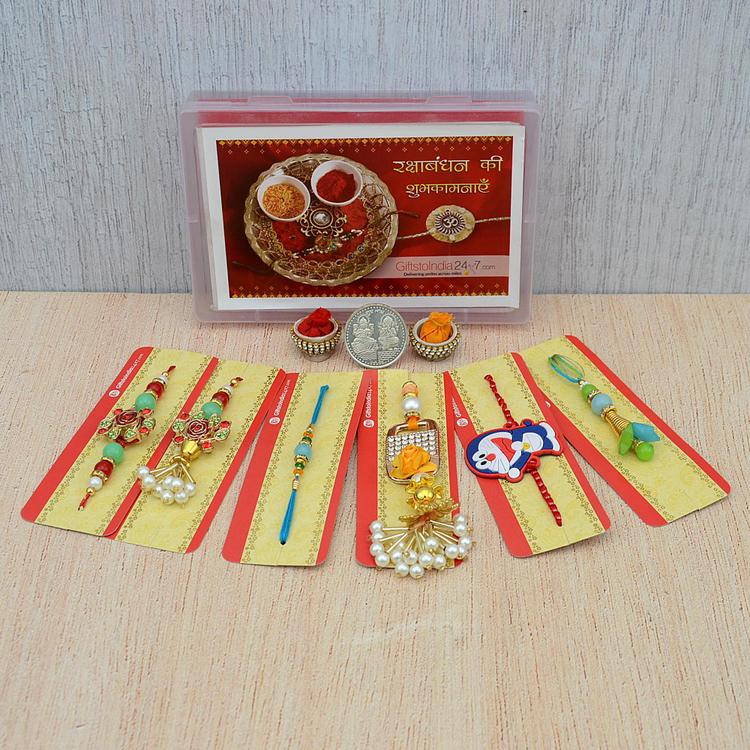 Exclusive Set of Family Rakhi