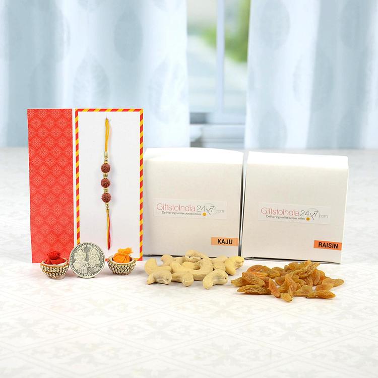 200gm of Kaju & Raisin With Rudraksh