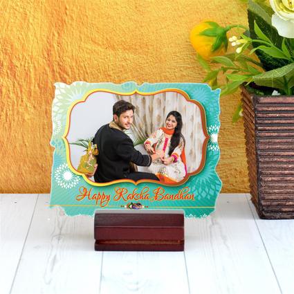 Rakhi Wooden Photo Stand