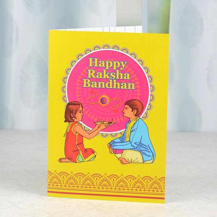 Rakhi Personalized Greeting Card