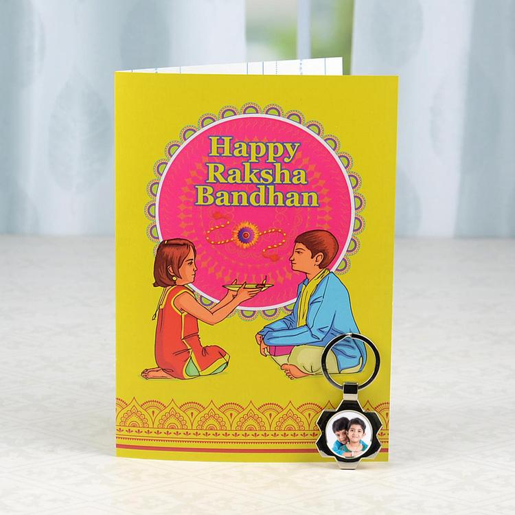 Rakhi Card & Keychain