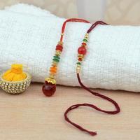 Colorful Beads Rakhi & Lumba