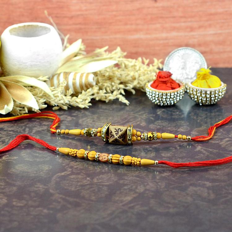 Set of 2 Om Rakhi - 2
