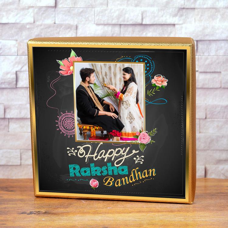 Happy Rakhi Personalized Chocolate Box