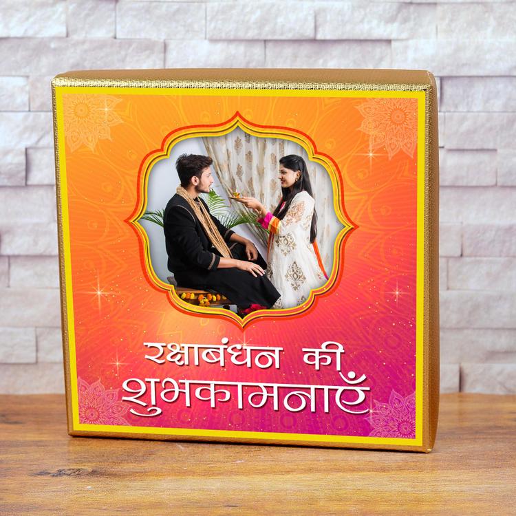 Personalized Chocolate Box For Rakhi