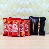 Kit Kat with 2 Set of Rakhi