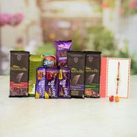 Chocolates Rudraksh Rakhi Hamper