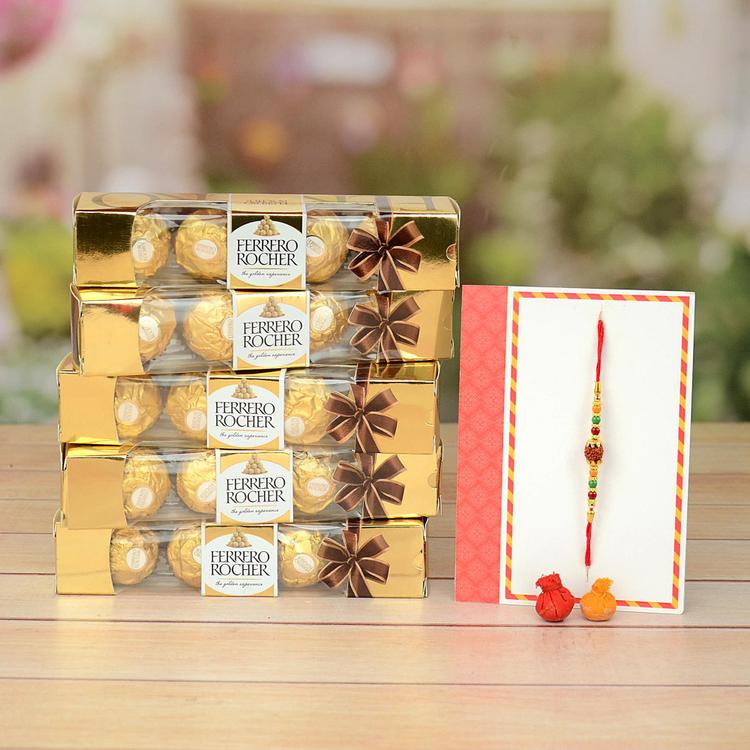 Ferrero Rudraksh & Rakhi Hamper