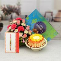 Cake, Flower, Celebration & Rakhi