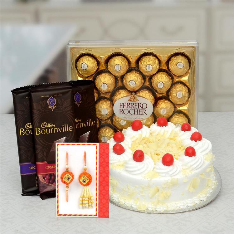 Pretty Pineapple Bournville Rakhi Lumba