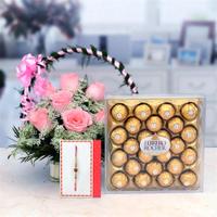Ferrero, Roses, Chocolates & Rakhi