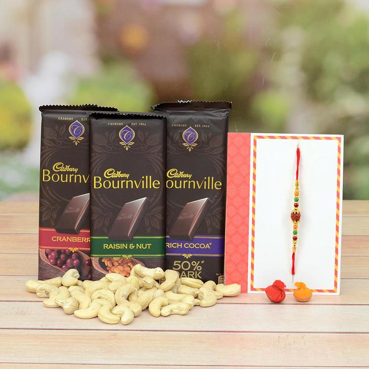 Kaju, Bournville, Rudraksh Rakhi