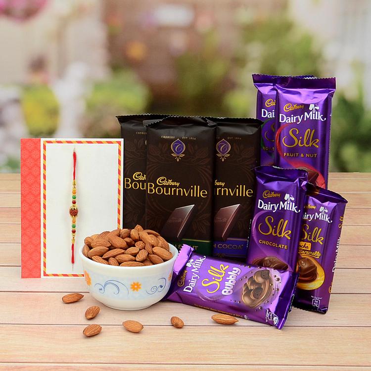 Rakhi, Almonds Bubbly & Bournville