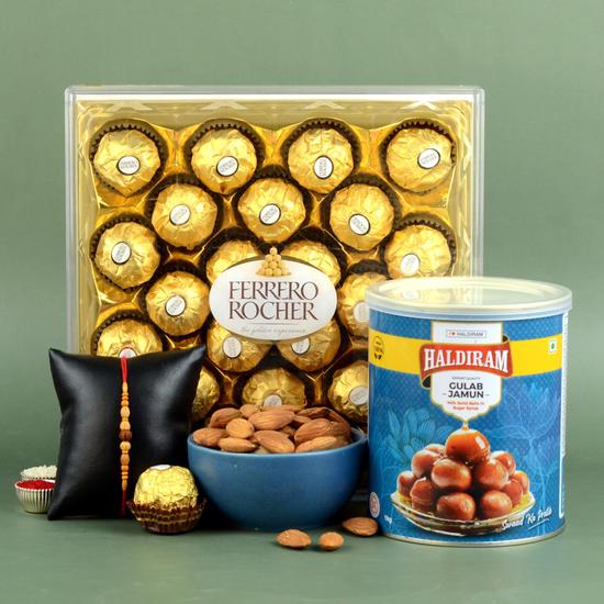 Ferrero, Almond & Gulab Jamun