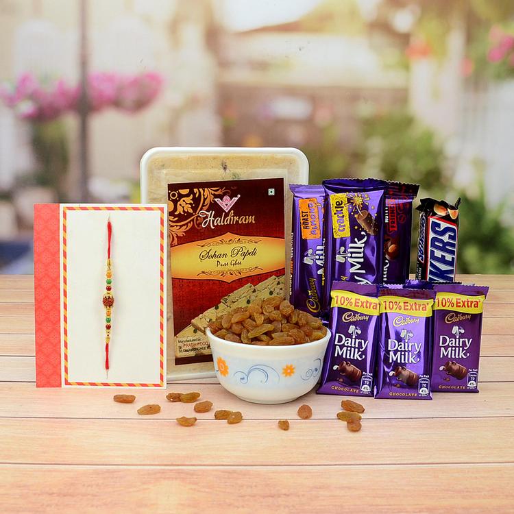 Chocolates, Raisin & Sohan Papdi