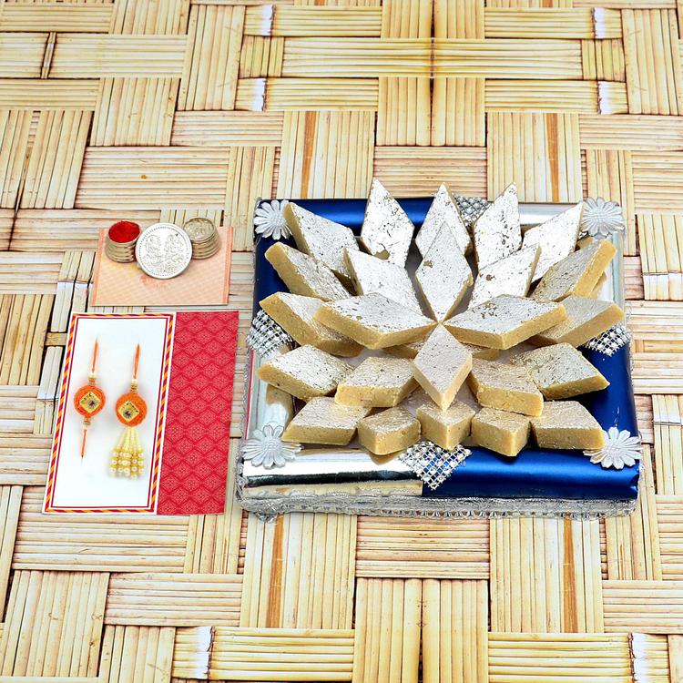 Lovely Barfi Rakhi Lumba Hamper